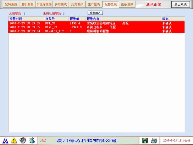 实时报警