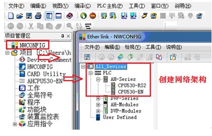 台达AH500中型PLC的Ether Link应用