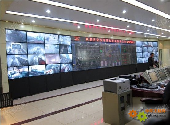 枣庄矿业集团新安煤矿调度中心大屏幕显示系统