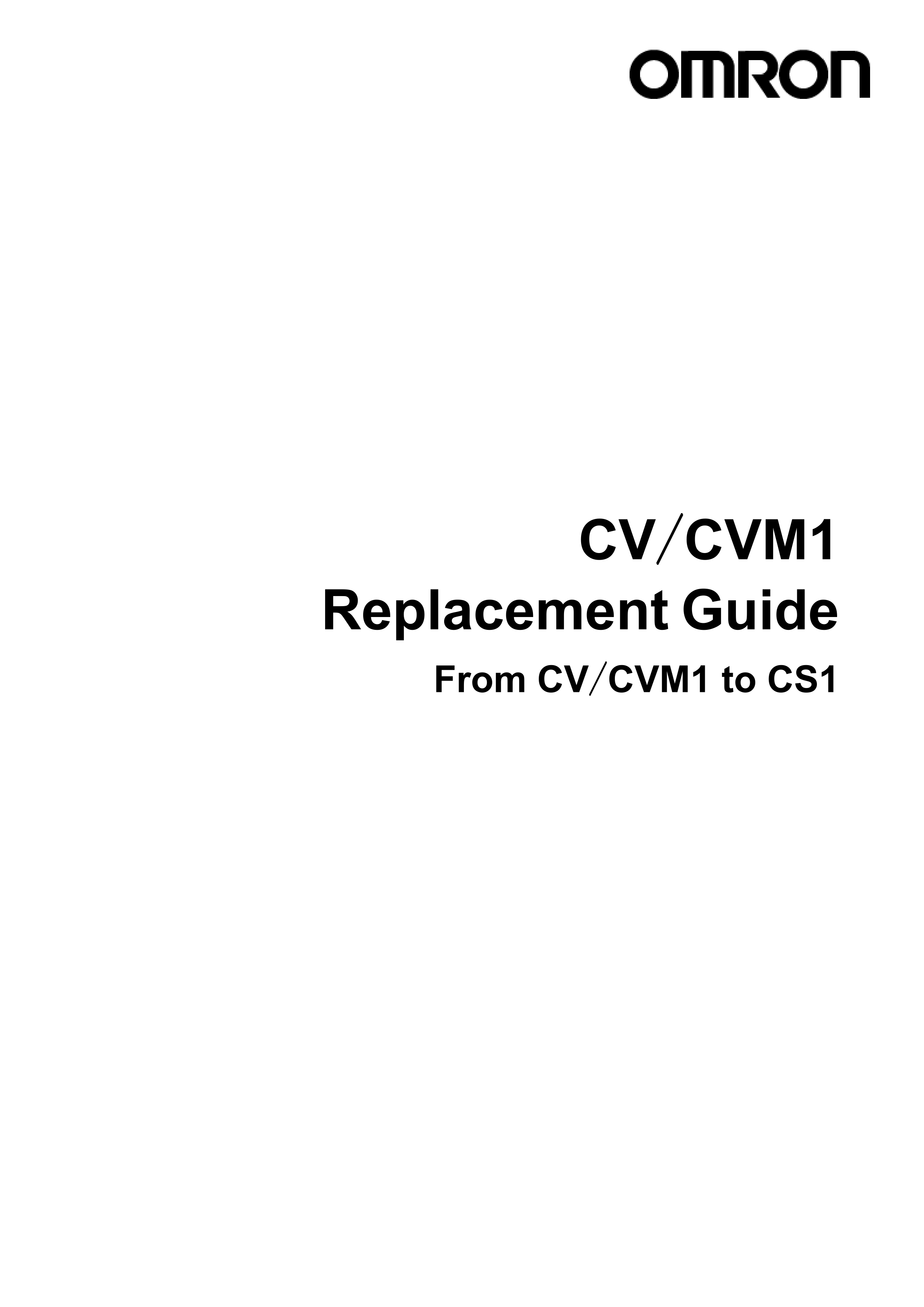 CVM1-BC053手册欧姆龙可编程控制器CVM1-BC053 CS1替换CV/CVM1手册
