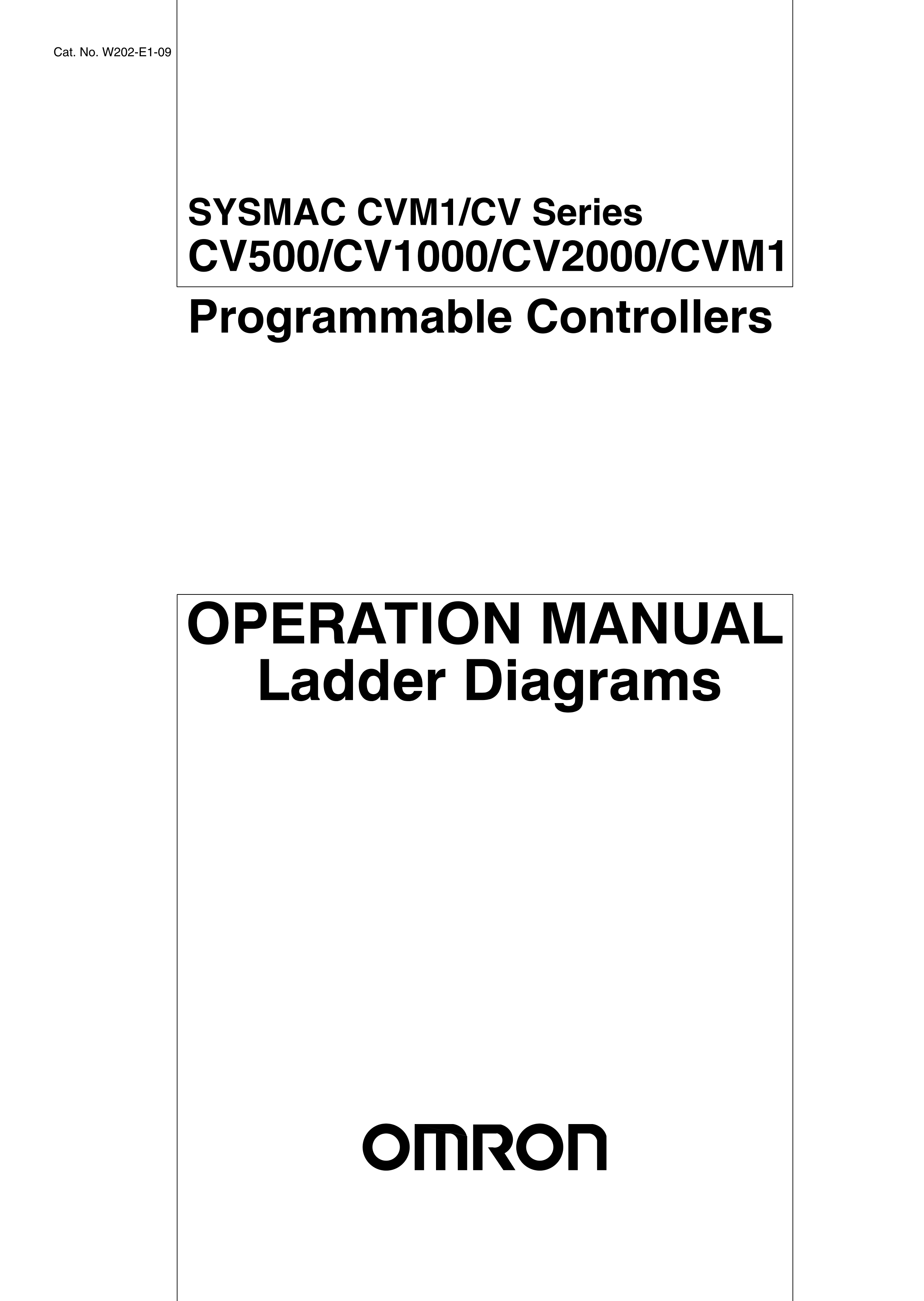 PLC CV500-CPU01-V1手册欧姆龙CV500-CPU01-V1操作手册