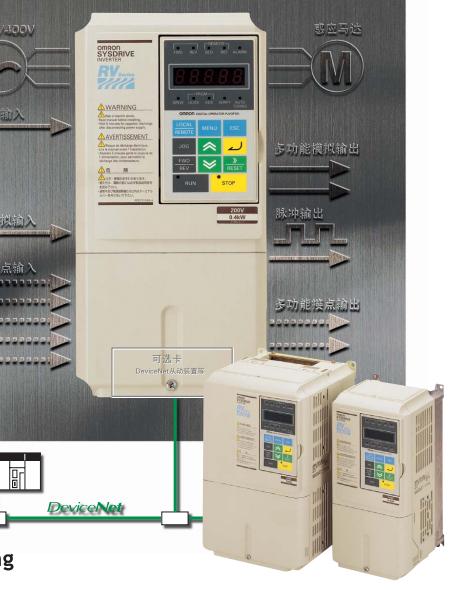 额定输出：2.0kw
高功能型通用变频器3G3RV-B4550-ZV1