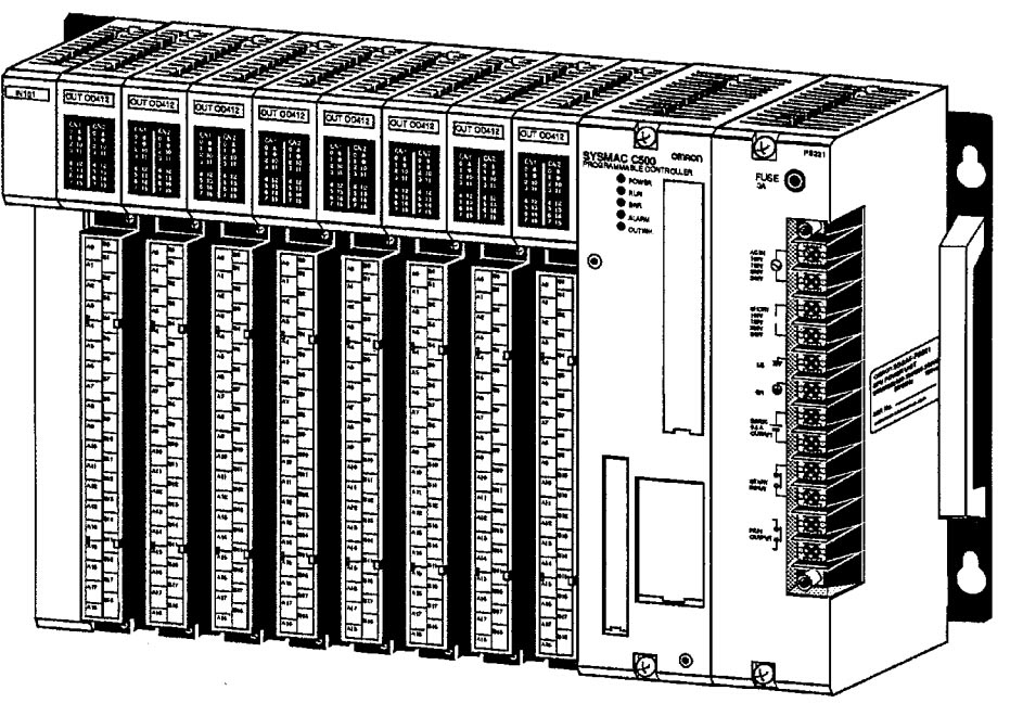 欧姆龙C500F-CPUA1-E PLC为了有效地操作多台PC的大规模系统
