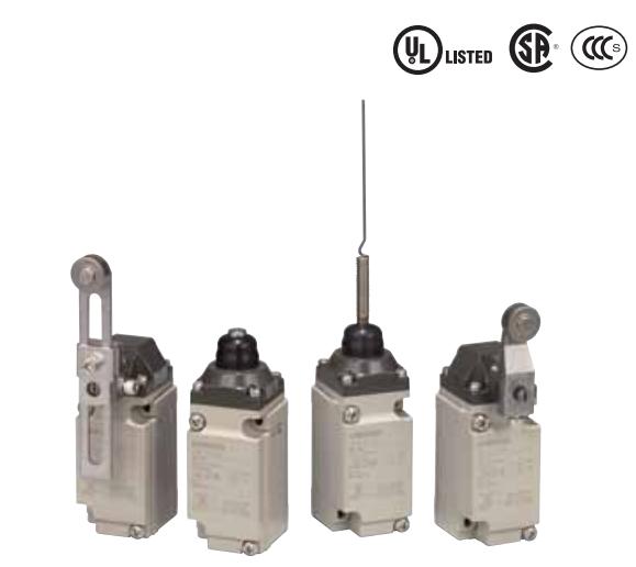 标准化的镀金接点保证了接触的高可靠性 
D4A-4510N一般用限位开关