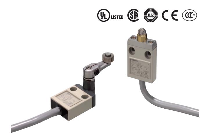 封闭式限位开关D4C-1602带松散线压接端子的电缆、松散线电缆、
