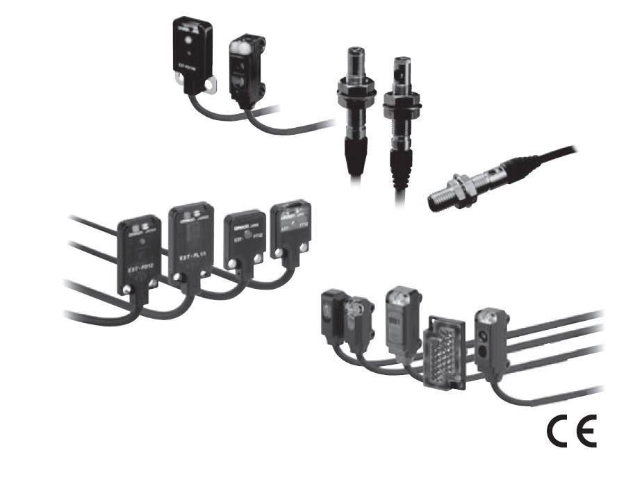 连接方式：导线引出型（电缆长度有2m和5m两种）
E3T-FD12 2M光电开关