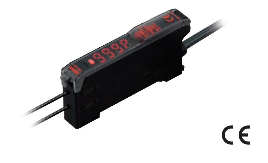 轻量（塑料本体）
欧姆龙E3X-ZD8数字光纤传感器