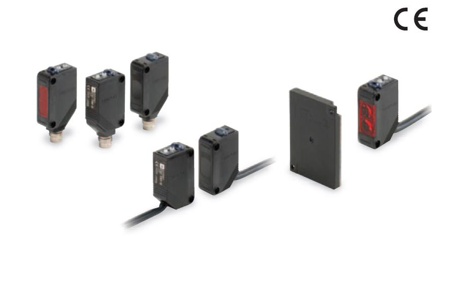 E3Z-D61K 2M检测范围：5mm(H)×4.6mm(V) 至 9.0mm(H)×8.3mm(V)（可变）电源电缆
欧姆龙内置小型放大器型光电传感器