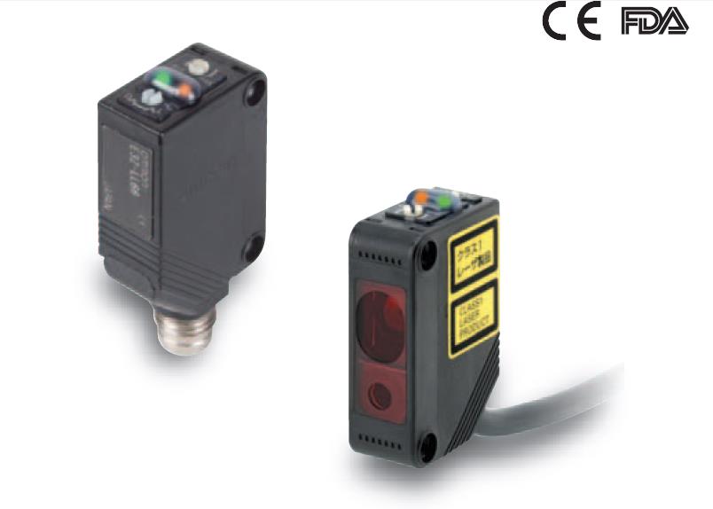放大器内置型激光光电传感器同时在使用75kW及以上电机时安装该选件（IP55系列具有内置直流电抗器）
欧姆龙E3Z-LL68