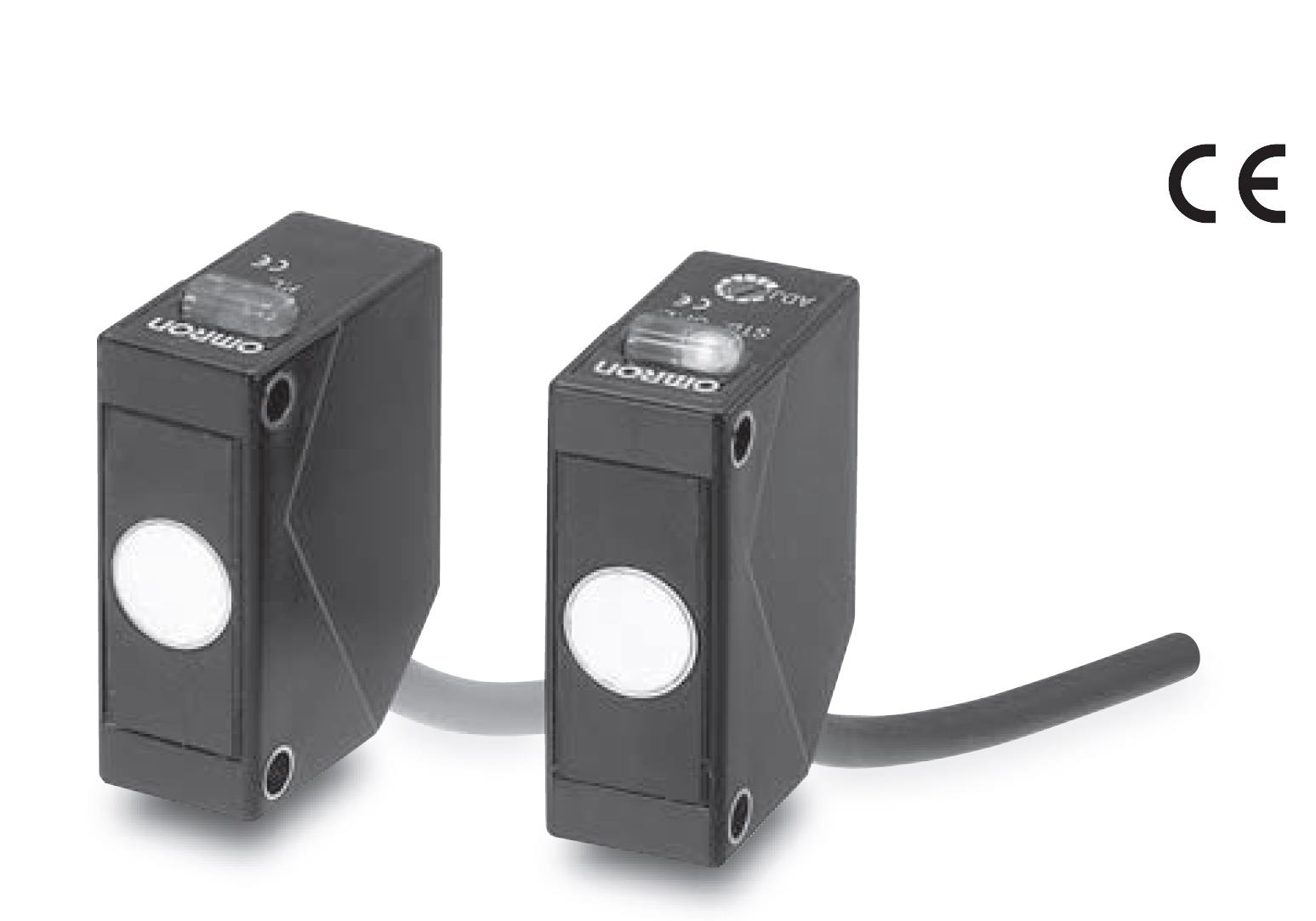 小型声波传感器E4E2-TS50C2 2M大长方形指示灯
