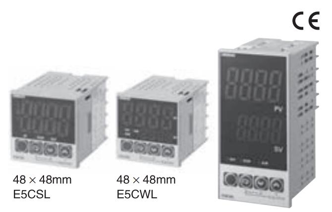 温控表E5CS-Q1P可通过脉冲列指令进行位置控制、模拟电压指令进行速度/转矩控制
