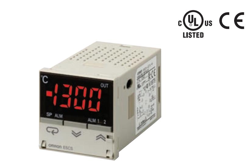 温控表端子块型号的电路块可安装或拆卸
欧姆龙E5CSZ-QT AC100-240