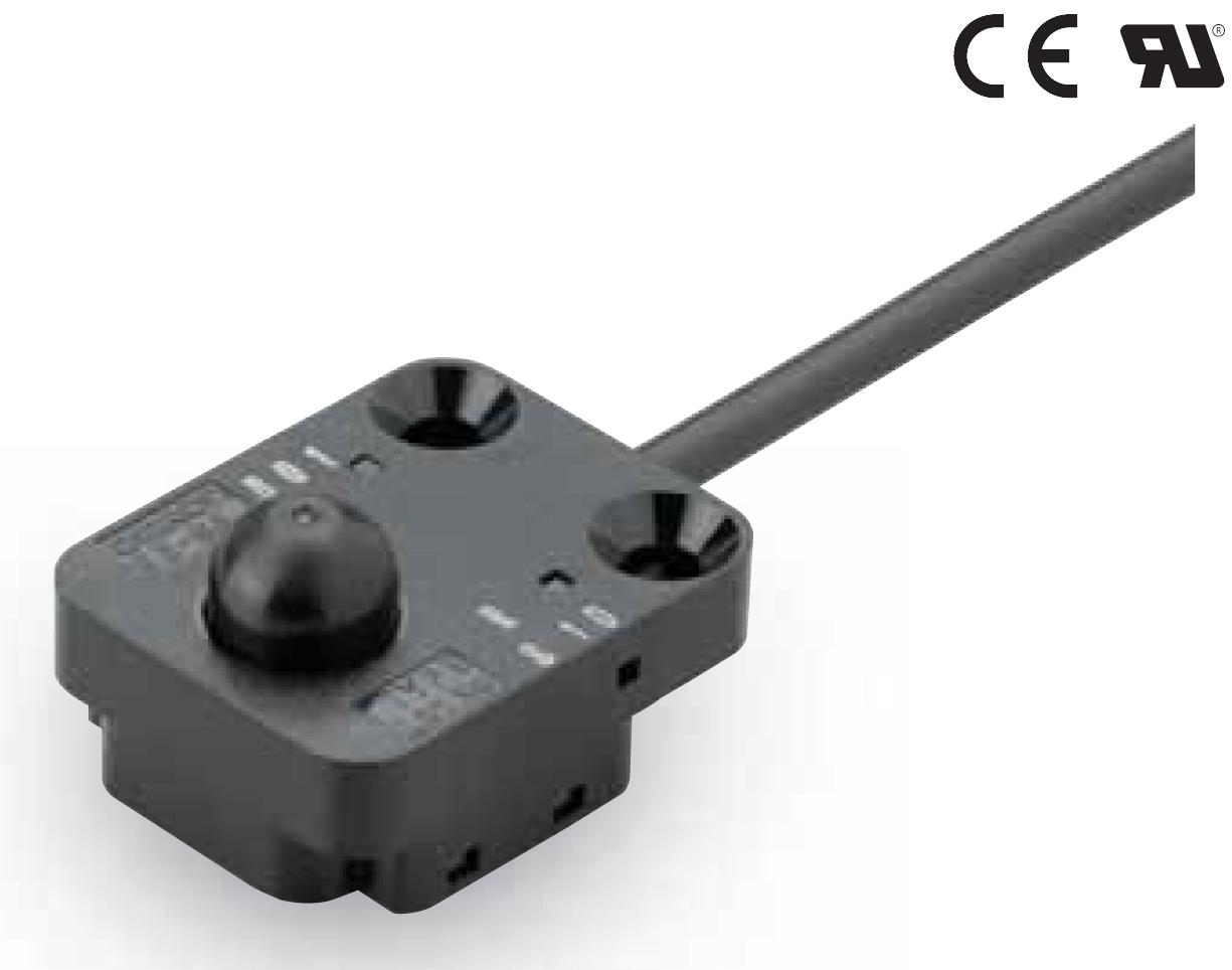 可用于电机的过载保护、普通单相回路的交流电流检测
EE-SH3-2光电开关