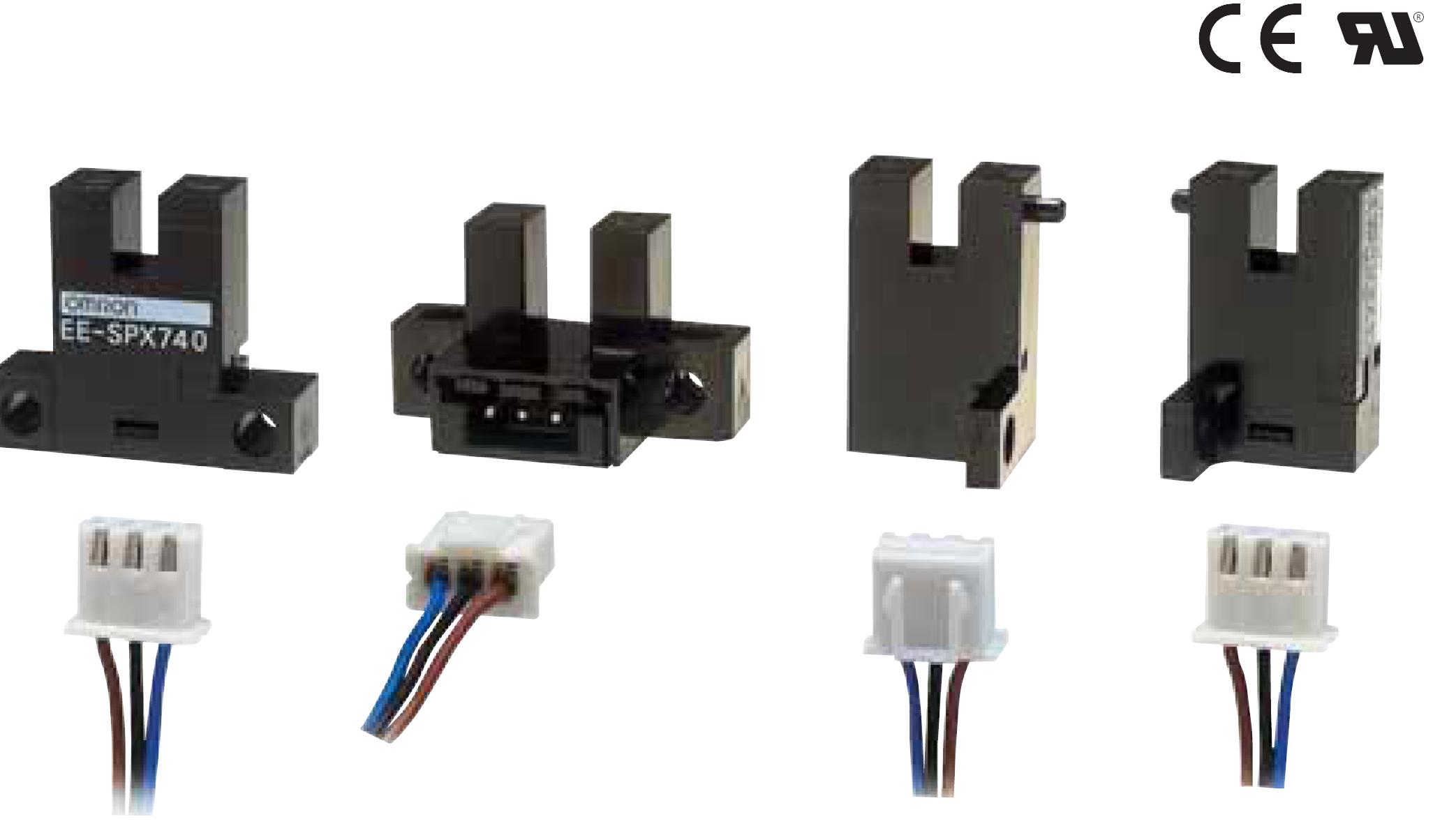 凹槽型接插件型光电传感器串行编码器：17位对值
欧姆龙EE-SPX741