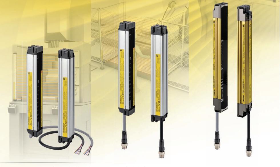 欧姆龙安全光幕F3SJ-A1055N14可利用拨动开关进行所有基本设定
