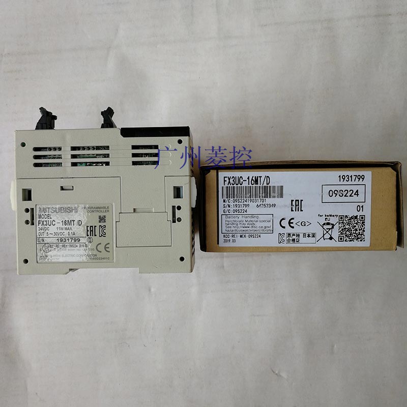 额定输出：0.4KW
三菱FX3UC-16MT/D