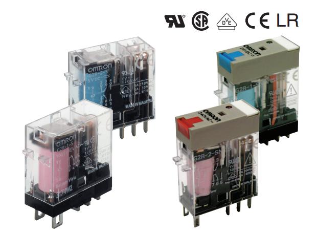 继电器G2R-2-SNDI DC12种类：控制输出1点型（电源AC100～ 240V用）
