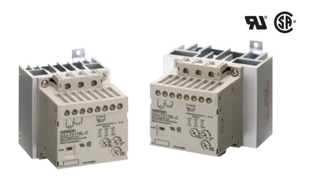 三相电机用固态接触器G3J-T217BL-C AC100-240额定输入电压/电流：DC24V/7mA
