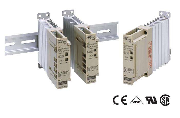 电压: 单相AC100V
G3PC-220B-VD DC12-24故障检出功能内置固态继电器