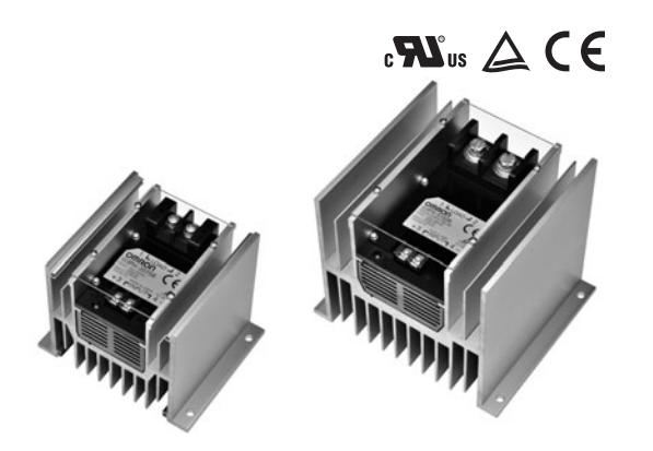 高功率固态继电器3线接线端子
欧姆龙G3PH-2075B AC100-240