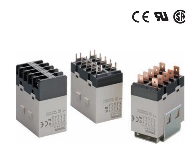 G7J-4A-T AC100/120可用8点和16点继电器输出型号
欧姆龙继电器