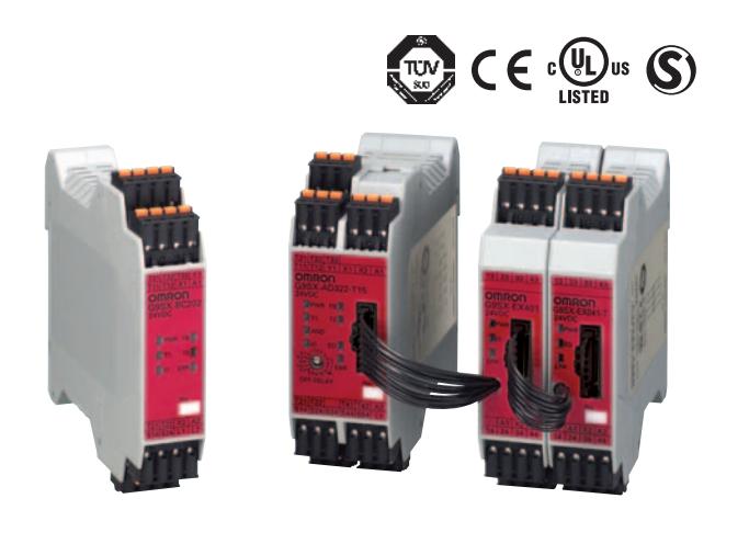挠性安全单元G9SX-ADA222-T150-RC DC24 SmartSlice CompoNet通信单元
