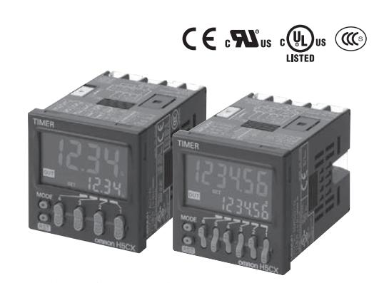 功能聚合的单功能型无需繁琐的模式设定
时间继电器H5CX-A11S AC100-240