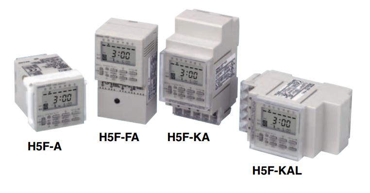 数字型全天式定时开关H5F-KA带灯：无减压单元LED
