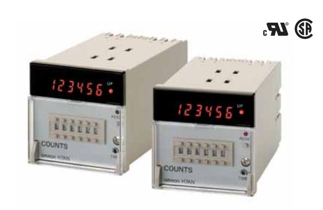时间继电器H7AN-RT6 AC100-240 1,600r/min高转速和0.5°设置用途广泛
