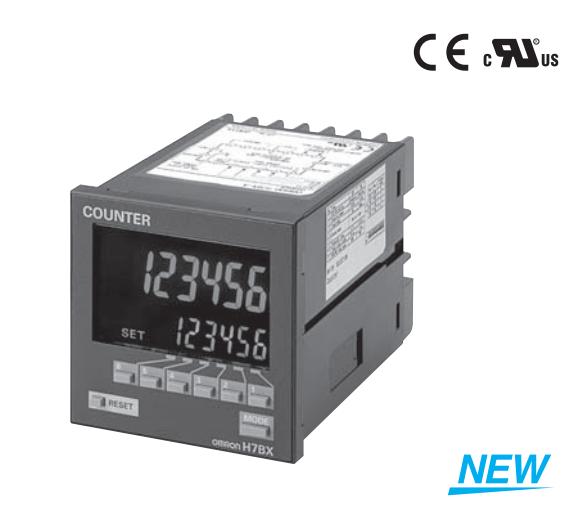 欧姆龙H7BR-CV AC100-240 50/60HZ时间继电器同时对应CSA、CE标记、CCC和LR
