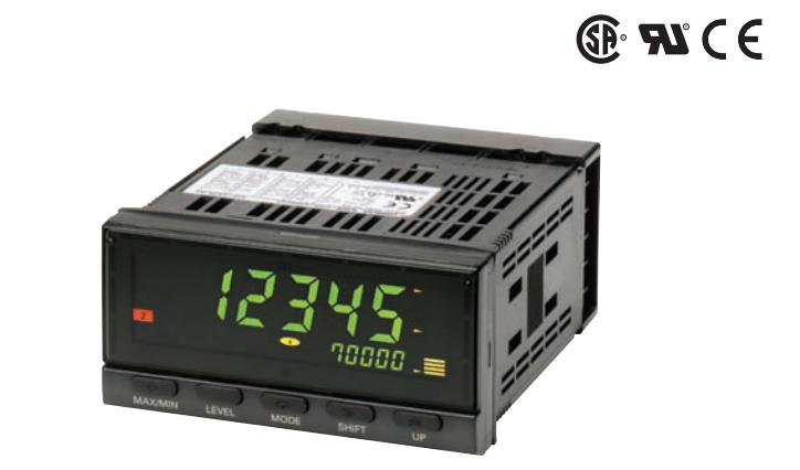 外部电源DC12V80mA
面板表K3HB-CNB 100-240VAC