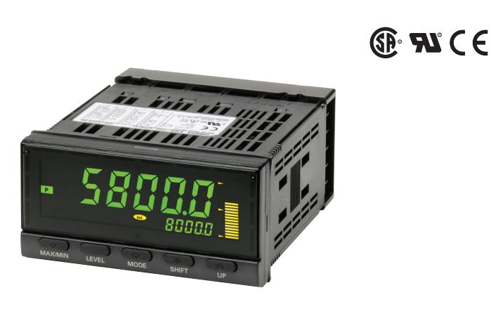 欧姆龙面板表K3HB-PNB-FLK1AT11 100-240VAC 1台同时应对各国的电源规格 (旋转开关切换)
