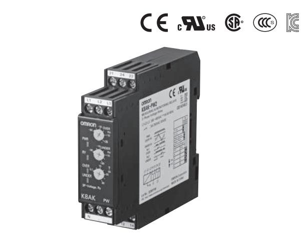 检测幅度：960mm
三相电压继电器K8AK-PW2
