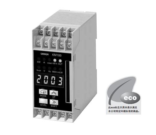 欧姆龙KM100-TM-FLK AC100-240电量器输入类型：直流电压/直流电流输入
