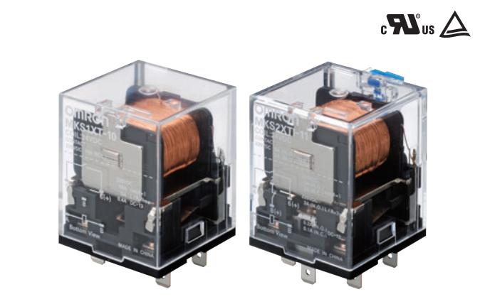MKS2TN-11 AC220箱体整体比以往产品更加纤细紧凑
欧姆龙继电器