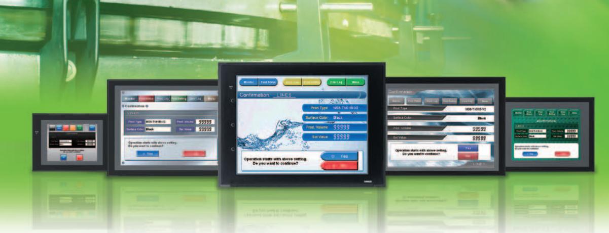 触摸屏可轻松、灵活地制作高功能画面有助于客户的装置设计
欧姆龙NSH5-ATT02
