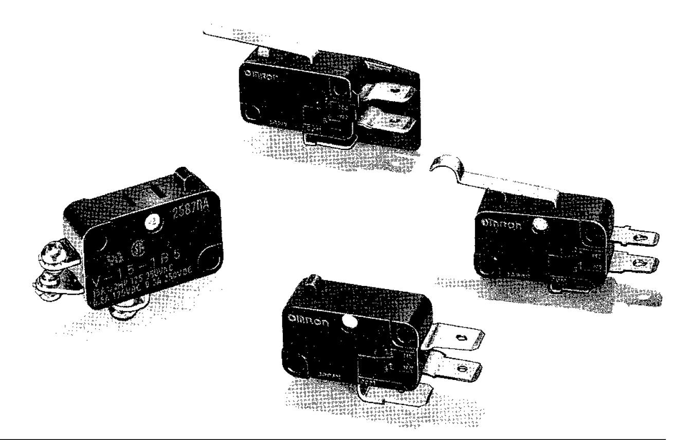 注1.通过HG-KR及HG-MR系列0.1kW以上与HG-SR系列可支持
V-10-1A5微动开关