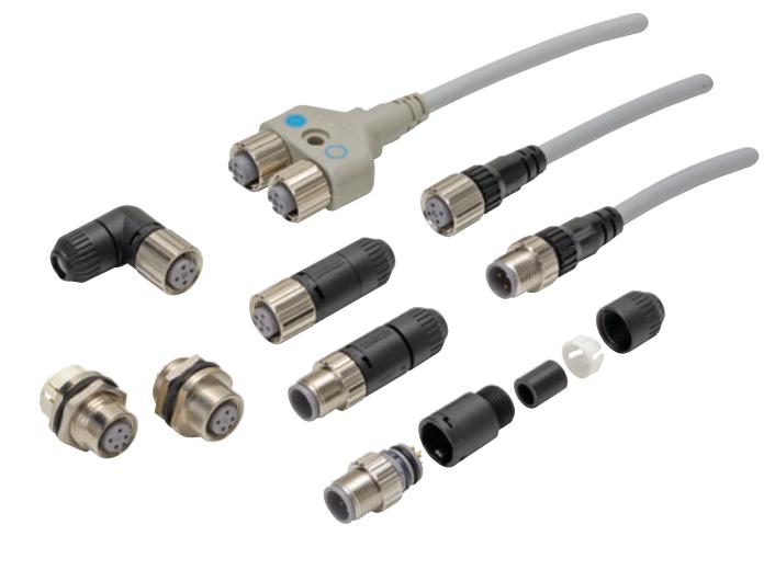 欧姆龙XS2C-D423压接/焊接插座组件无需管理电缆两端的接插件
