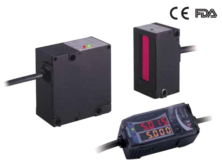 ZX-GT28S11提供了带氟橡胶的型号以更大程度地抵御化学制品
欧姆龙激光式CCD测长传感器